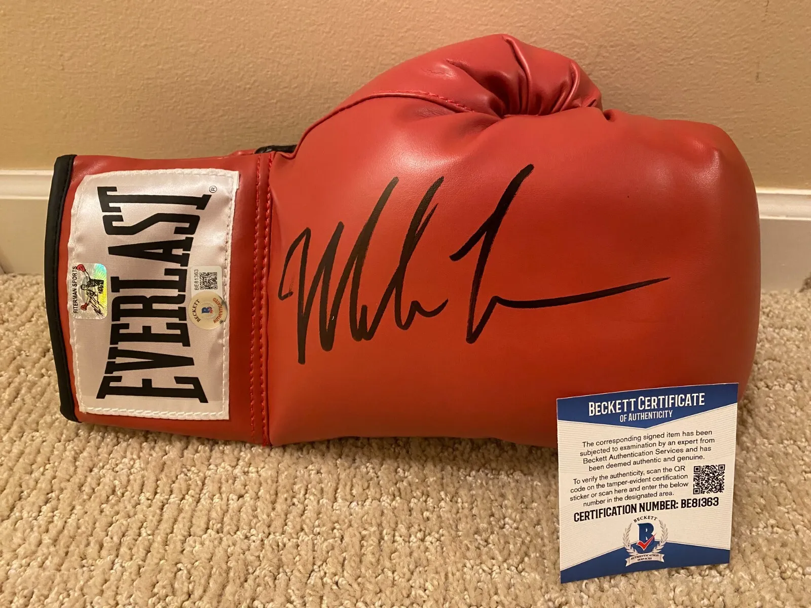 Mike Tyson Glove Sweepstakes